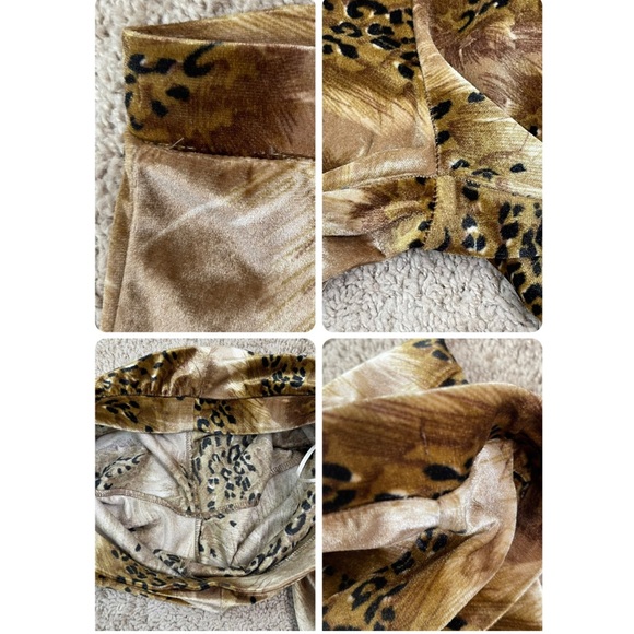 Spell and the Gypsy Velvet Savannah Bells Animal Print Flare Boho Pants Size 8 - Picture 14 of 15